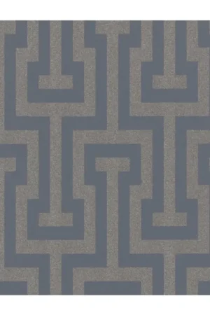 Rasch Sparkling Vliesbehang Grafisch Blauw/Zilver 523928 Fabrieksprijs
